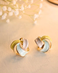 Bloom Bend Earings-Yellow