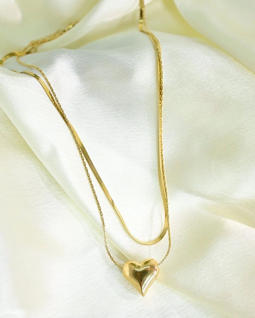 Dual Chain Love Necklace