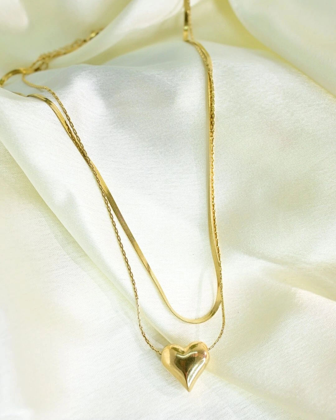 Dual Chain Love Necklace