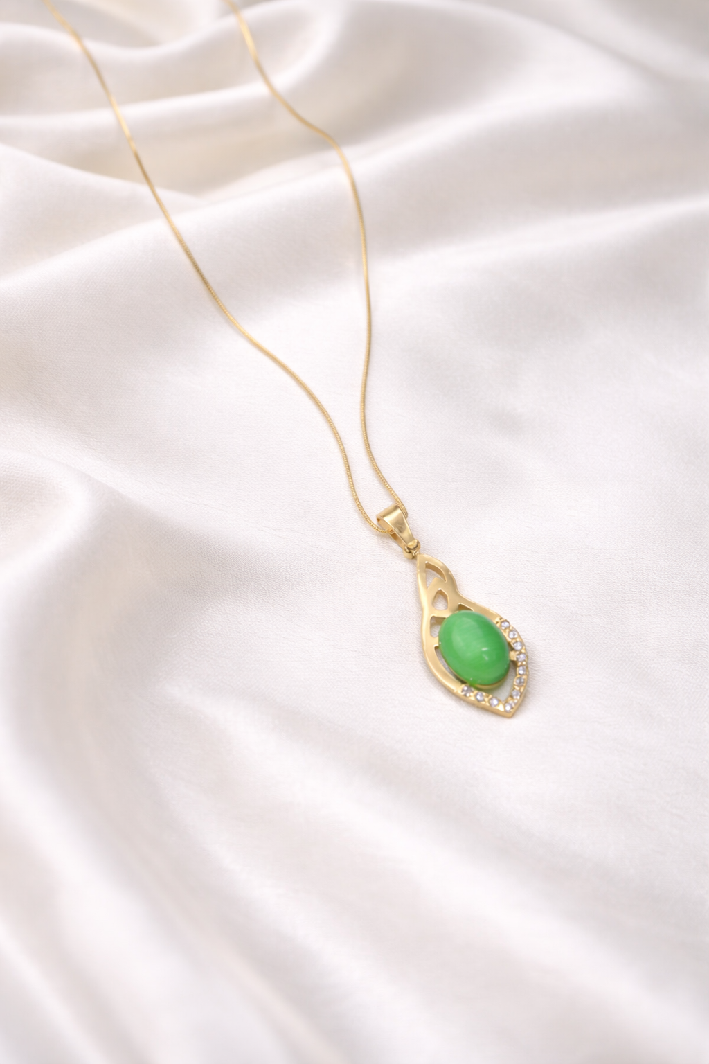 Green Stone Necklace