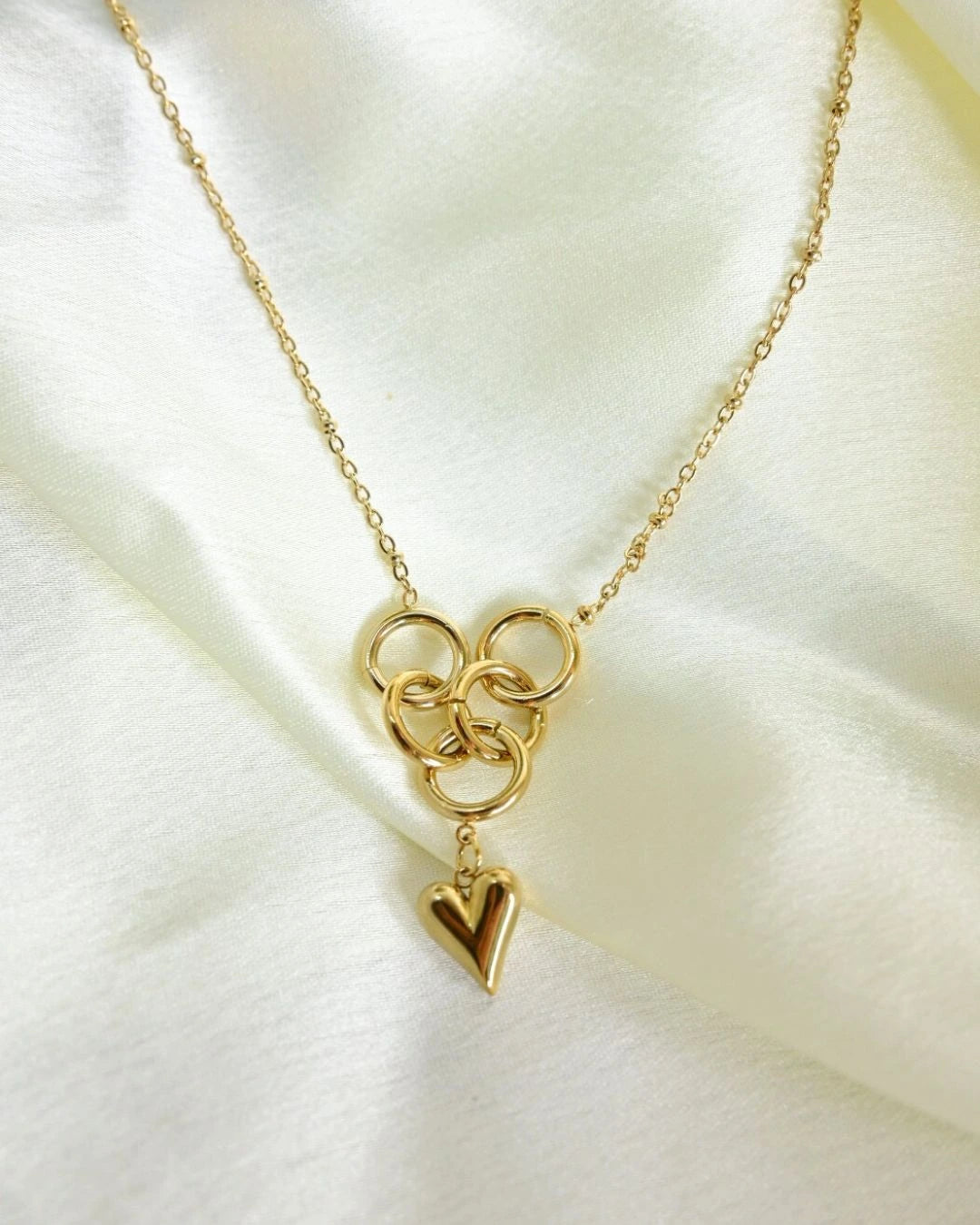 Heart Rings Necklace