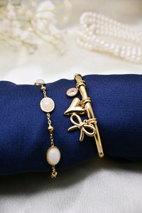 Hanging Charms with Moonstone Combo (2 piece)