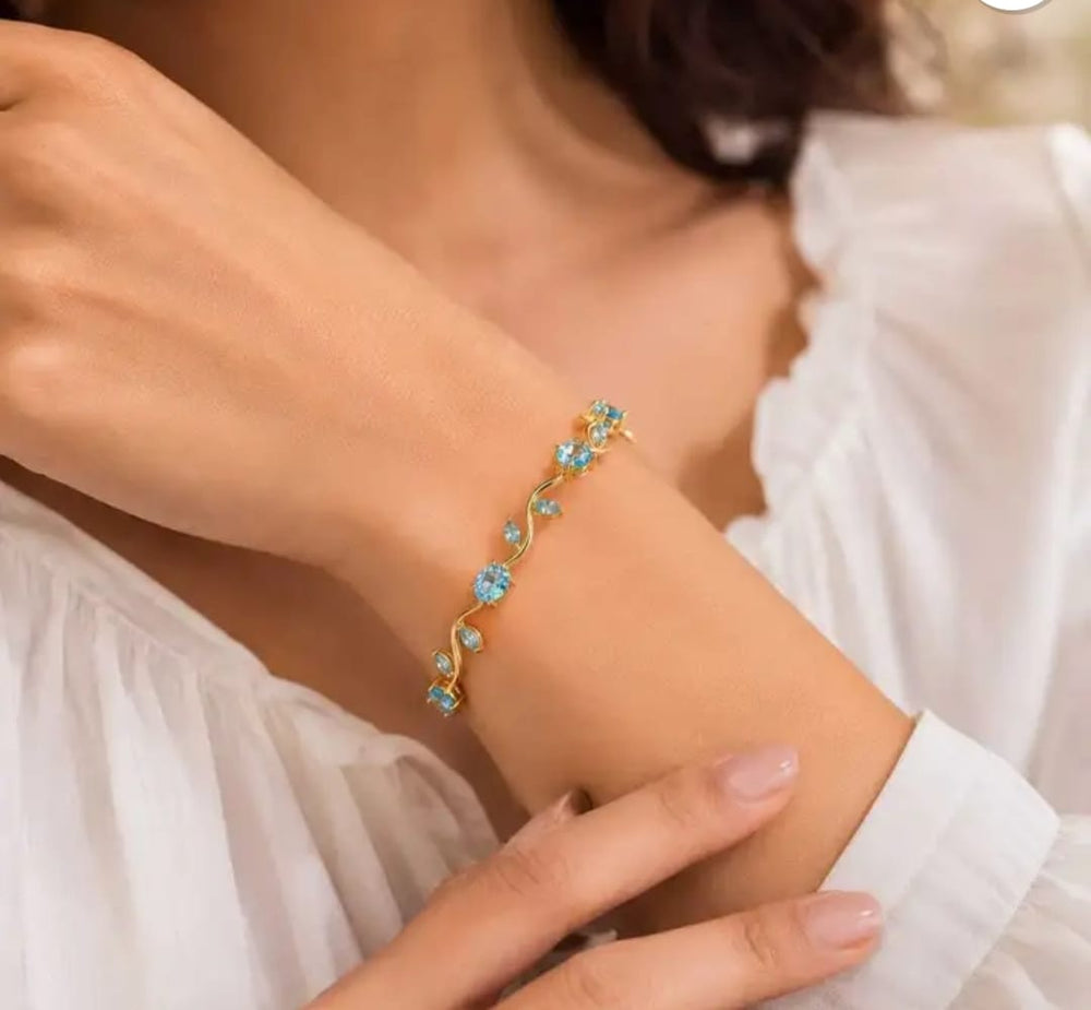 Turquoise Tulip Bracelet