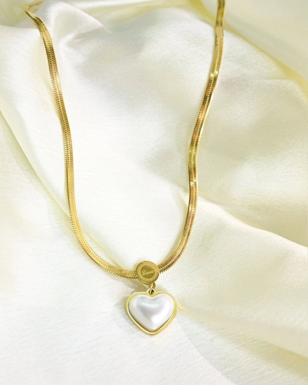 White Love Necklace