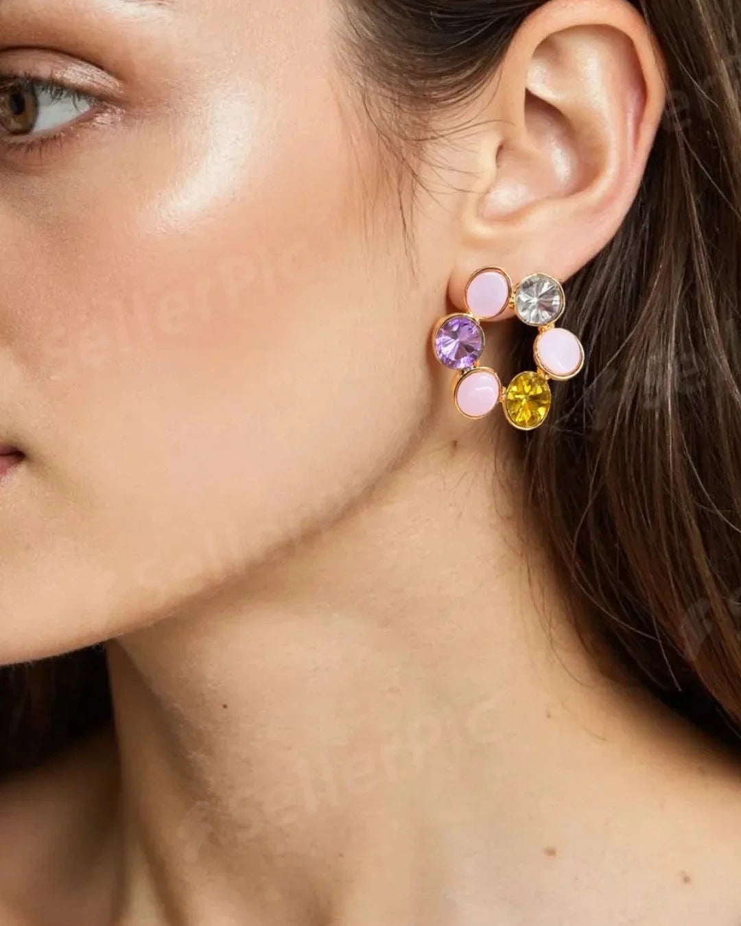 Crystal Loom Earings