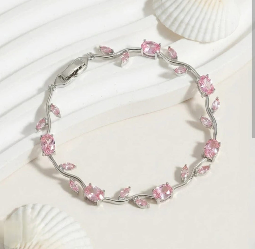 Aurora Silver Tulip Bracelet