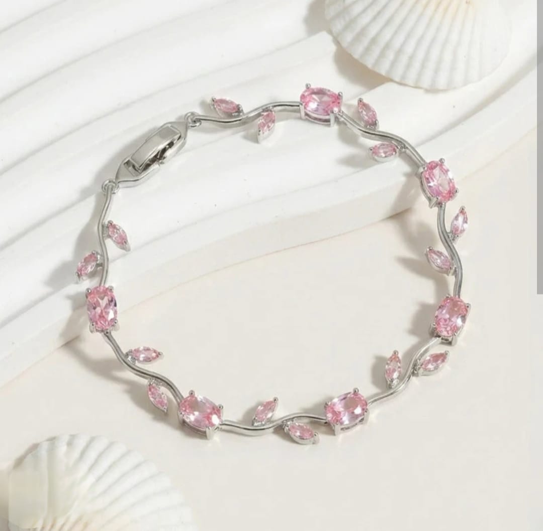 Aurora Silver Tulip Bracelet