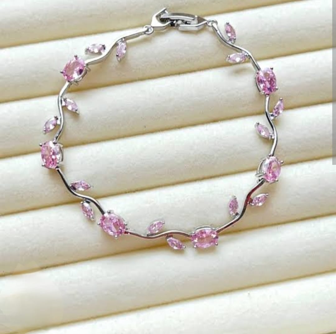 Aurora Silver Tulip Bracelet