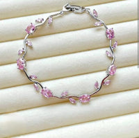 Aurora Silver Tulip Bracelet
